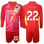 Arsenal David Raya #22 Keeper Replika Bortedrakt Barn 2024-25 Langermet (+ bukser)