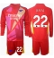 Arsenal David Raya #22 Keeper Replika Bortedrakt Barn 2024-25 Langermet (+ bukser)