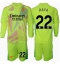 Arsenal David Raya #22 Keeper Replika Hjemmedrakt Barn 2024-25 Langermet (+ bukser)