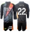 Arsenal David Raya #22 Keeper Replika Tredjedrakt Barn 2024-25 Langermet (+ bukser)