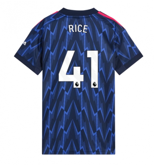 Arsenal Declan Rice #41 Replika Bortedrakt Dame 2025-26 Kortermet Arsenal Declan Rice #41 Replika Bortedrakt Dame 2025-26 Kortermet