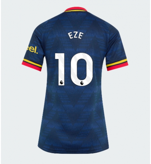 Arsenal Eberechi Eze #10 Replika Bortedrakt Dame 2026-27 Kortermet Arsenal Eberechi Eze #10 Replika Bortedrakt Dame 2026-27 Kortermet