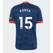 Arsenal Ezri Konsa #15 Replika Bortedrakt 2026-27 Kortermet
