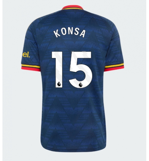 Arsenal Ezri Konsa #15 Replika Bortedrakt 2026-27 Kortermet Arsenal Ezri Konsa #15 Replika Bortedrakt 2026-27 Kortermet