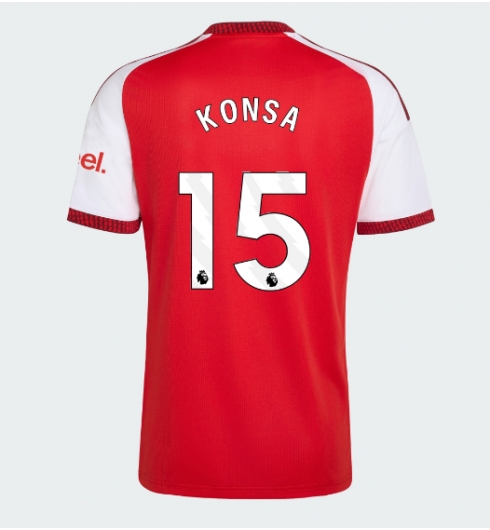 Arsenal Ezri Konsa #15 Replika Hjemmedrakt 2026-27 Kortermet Arsenal Ezri Konsa #15 Replika Hjemmedrakt 2026-27 Kortermet
