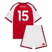 Arsenal Ezri Konsa #15 Replika Hjemmedrakt Barn 2026-27 Kortermet (+ bukser)