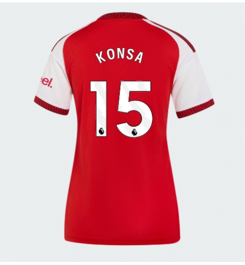 Arsenal Ezri Konsa #15 Replika Hjemmedrakt Dame 2026-27 Kortermet Arsenal Ezri Konsa #15 Replika Hjemmedrakt Dame 2026-27 Kortermet