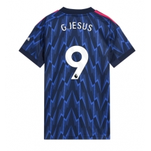 Arsenal Gabriel Jesus #9 Replika Bortedrakt Dame 2025-26 Kortermet