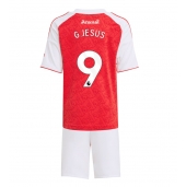 Arsenal Gabriel Jesus #9 Replika Hjemmedrakt Barn 2025-26 Kortermet (+ bukser)