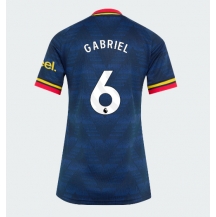 Arsenal Gabriel Magalhaes #6 Replika Bortedrakt Dame 2026-27 Kortermet