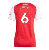 Arsenal Gabriel Magalhaes #6 Replika Hjemmedrakt Dame 2025-26 Kortermet