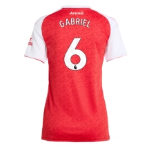 Arsenal Gabriel Magalhaes #6 Replika Hjemmedrakt Dame 2025-26 Kortermet
