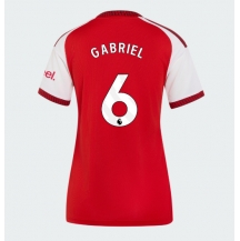 Arsenal Gabriel Magalhaes #6 Replika Hjemmedrakt Dame 2026-27 Kortermet