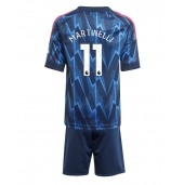 Arsenal Gabriel Martinelli #11 Replika Bortedrakt Barn 2025-26 Kortermet (+ bukser)