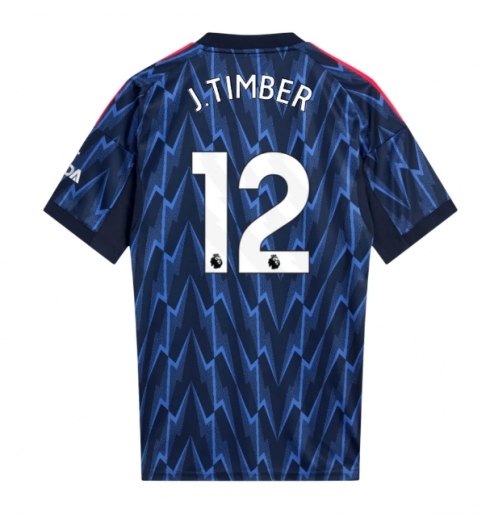 Arsenal Jurrien Timber #12 Replika Bortedrakt 2025-26 Kortermet Arsenal Jurrien Timber #12 Replika Bortedrakt 2025-26 Kortermet