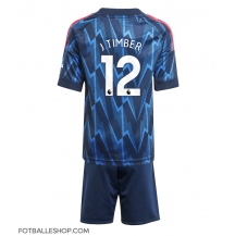 Arsenal Jurrien Timber #12 Replika Bortedrakt Barn 2025-26 Kortermet (+ bukser)