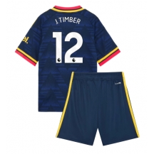 Arsenal Jurrien Timber #12 Replika Bortedrakt Barn 2026-27 Kortermet (+ bukser)