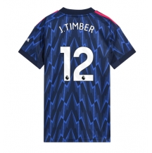Arsenal Jurrien Timber #12 Replika Bortedrakt Dame 2025-26 Kortermet