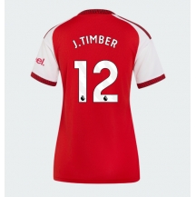 Arsenal Jurrien Timber #12 Replika Hjemmedrakt Dame 2026-27 Kortermet