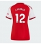 Arsenal Jurrien Timber #12 Replika Hjemmedrakt Dame 2026-27 Kortermet