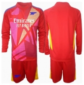 Arsenal Keeper Replika Bortedrakt Barn 2024-25 Langermet (+ bukser)
