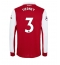 Arsenal Kieran Tierney #3 Replika Hjemmedrakt 2022-23 Langermet