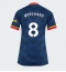 Arsenal Martin Odegaard #8 Replika Bortedrakt Dame 2026-27 Kortermet