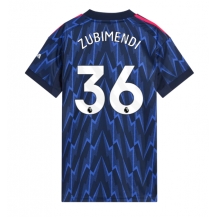 Arsenal Martin Zubimendi #36 Replika Bortedrakt Dame 2025-26 Kortermet