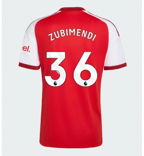 Arsenal Martin Zubimendi #36 Replika Hjemmedrakt 2026-27 Kortermet Arsenal Martin Zubimendi #36 Replika Hjemmedrakt 2026-27 Kortermet