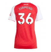 Arsenal Martin Zubimendi #36 Replika Hjemmedrakt Dame 2025-26 Kortermet