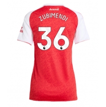 Arsenal Martin Zubimendi #36 Replika Hjemmedrakt Dame 2025-26 Kortermet