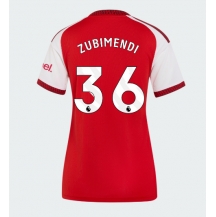 Arsenal Martin Zubimendi #36 Replika Hjemmedrakt Dame 2026-27 Kortermet