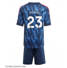 Arsenal Mikel Merino #23 Replika Bortedrakt Barn 2025-26 Kortermet (+ bukser)