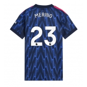 Arsenal Mikel Merino #23 Replika Bortedrakt Dame 2025-26 Kortermet