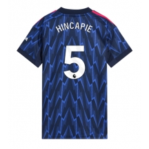 Arsenal Piero Hincapie #5 Replika Bortedrakt Dame 2025-26 Kortermet