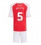 Arsenal Piero Hincapie #5 Replika Hjemmedrakt Barn 2025-26 Kortermet (+ bukser)