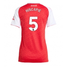 Arsenal Piero Hincapie #5 Replika Hjemmedrakt Dame 2025-26 Kortermet