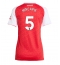 Arsenal Piero Hincapie #5 Replika Hjemmedrakt Dame 2025-26 Kortermet