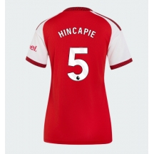 Arsenal Piero Hincapie #5 Replika Hjemmedrakt Dame 2026-27 Kortermet
