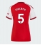Arsenal Piero Hincapie #5 Replika Hjemmedrakt Dame 2026-27 Kortermet