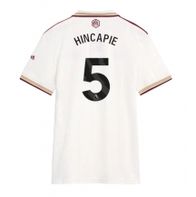Arsenal Piero Hincapie #5 Replika Tredjedrakt Dame 2025-26 Kortermet