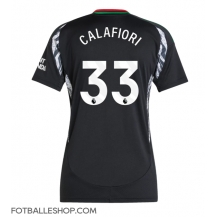 Arsenal Riccardo Calafiori #33 Replika Bortedrakt Dame 2024-25 Kortermet