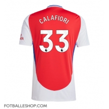 Arsenal Riccardo Calafiori #33 Replika Hjemmedrakt 2024-25 Kortermet