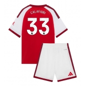 Arsenal Riccardo Calafiori #33 Replika Hjemmedrakt Barn 2026-27 Kortermet (+ bukser)