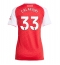 Arsenal Riccardo Calafiori #33 Replika Hjemmedrakt Dame 2025-26 Kortermet