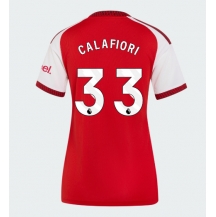 Arsenal Riccardo Calafiori #33 Replika Hjemmedrakt Dame 2026-27 Kortermet