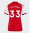 Arsenal Riccardo Calafiori #33 Replika Hjemmedrakt Dame 2026-27 Kortermet