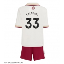 Arsenal Riccardo Calafiori #33 Replika Tredjedrakt Barn 2025-26 Kortermet (+ bukser)