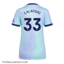 Arsenal Riccardo Calafiori #33 Replika Tredjedrakt Dame 2024-25 Kortermet