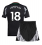 Arsenal Takehiro Tomiyasu #18 Replika Bortedrakt Barn 2024-25 Kortermet (+ bukser)